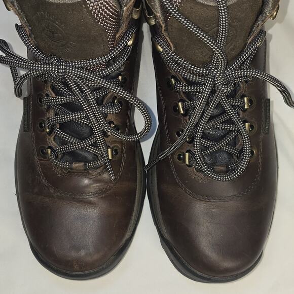 Timberland Women’s Waterproof Leather Hiking Boots 7.5W Brown Anti-Fatigue Trail - Picture 2 of 9